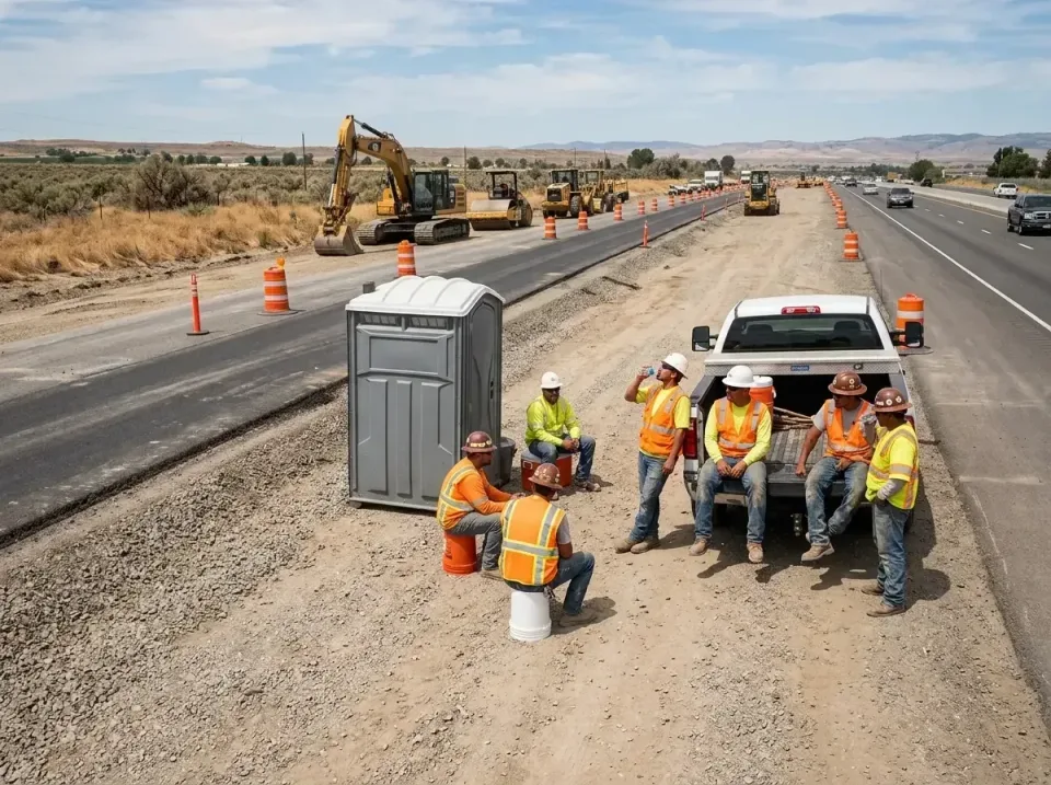 highway-road-construction-crew-007 — frequently asked questions, Porta Potty and Restroom Rentals in Silverdale, WA
